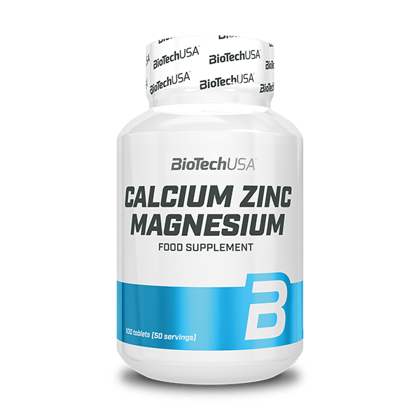 BioTechUSA, Calcium Zinc Magnesium, 100 tab