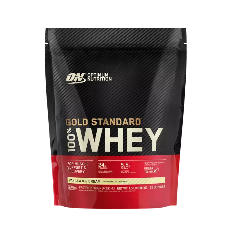 Optimum Nutrition Gold Standard Whey 100% - 450 g / Vanilla Ice Cream - Protein