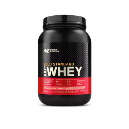 Optimum Nutrition Gold Standard Whey 100% - 908 g / Strawberry Cream - Protein